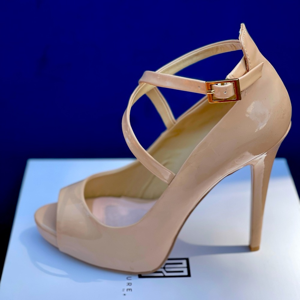 Peep toe Heels.